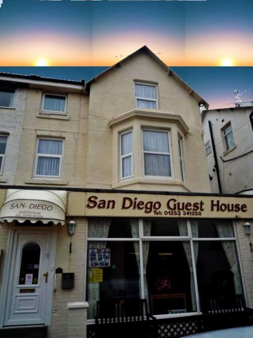 San Diego Guest House - Near Pleasure Beach Blackpool Extérieur photo
